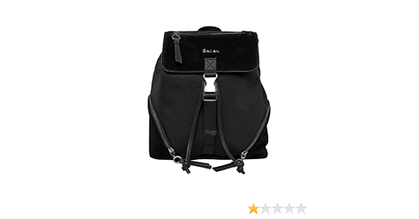 Salsa Jeans - MOCHILA DE NAILON Y ANTE - MUJER (única, negro) : Amazon.es:  Zapatos y complementos