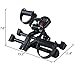 Vaunn Medical Pedal Exerciser (Silver with Aqua), Fully Assembled Exercise Pedals for Arms and Legs