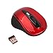 SANOXY Cordless USB Receiver Wireless 2.4G Optical Mouse