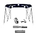MSC 3 Bow 4 Bow Bimini Top Boat Cover with Rear Support Pole and Storage Boot(Navy, 3 Bow 6'L x 46