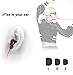 FOU Earbuds Earphones Headphones with Microphone Wired HiFi Stereo Bass in-Ear Headsets with Inline Remote Control for iOS/Android(Black/Red)