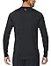 baleaf Men's Long Sleeve Running Shirts Quick Dry Workout Shirts Athletic T-Shirts Lightweight Soft Fishing Tee Tops Black Size L