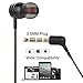 Arrela Wired Headphones Tangle Free Cable Earbuds with Built-in Microphone
