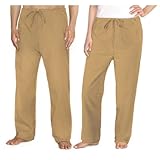 Khaki Scrubs Pants BOTTOMS Tan - Apparel Scrubs For HIM or HER