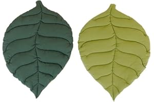 Pet Leaf Shape Blanket Cute Double-Sided Available Cat Blanket for Cats Puppy(Light Green)