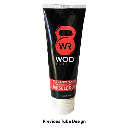 WOD Relief Muscle & Joint Rub. All-Natural Essential Oil Pain Relief Cream. Extra Strength Warming and Cooling. Pre and Post-Workout Fitness Recovery Balm For Athletes. - Thumbnail 7