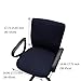 Echaprey One-Piece Stretchy Washable Rotating Swivel Computer Office Chair Covers Removable Dining Chair Covers (Pattern 4)