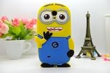 PAIAIP Case Yellow Minions Despicable Me 3D Soft Silicone Phone Case Cover for Samsung Galaxy S3 I9300