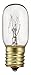 Pack Of 6 40-Watt T8 Tubular Indicator Intermediate (E17) Base 40T8 Incandescen Light Bulb
