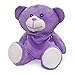 WILD BABY Purple Bear Microwaveable Stuffed Animal - Heatable Plush Pal with Aromatherapy Lavender Scent for Babies and Kids - 10