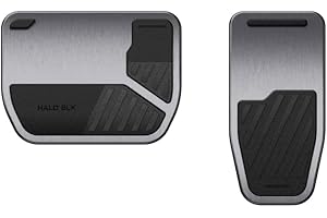HALOBLK Non-Slip Performance Foot Pedals Designed for All Tesla Model Y (Includes 2026 Model Y Juniper) and Model 3 (Includes 2024-2025 Model 3 Highland) and Model S/X (2022-2023) Accessories