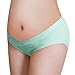 GIFTPOCKET Women's Under the Bump Maternity Panties Underwear, Pack of 4, Assorted Random Designs and Colors, L