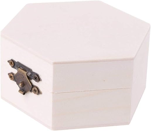 Bechamel Boite A Bijoux En Bois En Forme De Polygone Avec Tiroir