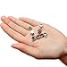 Outee 40 Pieces Pins Locking Backs Pin Locks Metal Pin Backs Locking Clasp