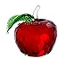 Crystal Red Apple Figurine By Crystal Florida