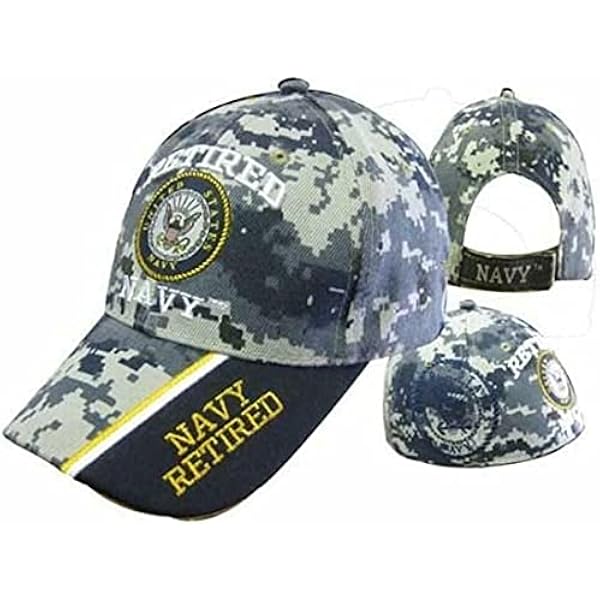 Cappellino Tattico Mimetica Digitale ACU Blu Navy - Trade Winds, Taglia Unica Regolabile