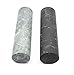 Karelian Heritage Authentic Shungite & Soapstone Harmonizers Set | Stone Egyptian Rods | Real Shungite Healing Cylinders Set of 2 | Non-Polished Harmonizers for Yoga Meditation Chakra Balancing HCN1