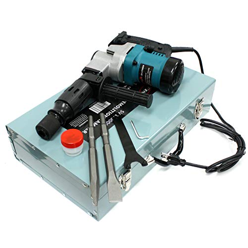9TRADING 3000BPM 1-1/2" Electric Demolition Jack Hammer Concrete Breaker With Chisels Bits - Thumbnail 4