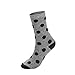 6 Pairs Womens Cotton Fun Crew Socks,Casual Animal,Striped,Polka Dot Printed, O/S