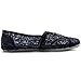 Ollio Women's Shoe Spangle Lace Slip On Ballet Breathable Flat