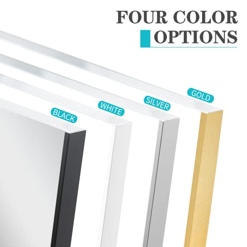 Brisafe Full Length Floor Shatterproof Mirror, 59" × 20", Large Soft