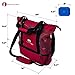 Red Suricata Mesh Beach Bag Cooler - Beach Tote with Leak-proof Rigid Cooler – Beach Bags for Women & Men (Red)