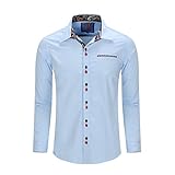 Men's 100% Cotton Long Sleeve Dress Shirt Button Down Dress Shirt