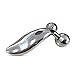 JUFIT Face Body Roller Massager 3D Reface Massager Roller Y-Shape Sliver Face Mask Body Spa
