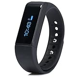 I5 Plus Smart Bracelet Bluetooth Waterproof Watch Sleep Monitoring Sports Tracking Remote Camera (Black)