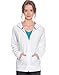 Champion Women's Jersey Jacket, White, Medium