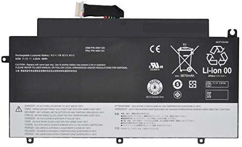 Batterymarket 45N1121 Replacement Battery Compatible with Lenovo Thinkpad T431s Series 45n1120 45n1121 45n1122 45n1123-11.1V 48Wh 4250mAh