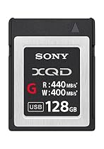 Sony Professional 128GB XQD Memory Card G Series (up to 440MB/s Read) w/ File rescue Software