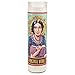 Billie Holiday Secular Saint Candle - 8.5 Inch Tall Glass Prayer Votive - Made in The USA