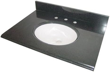 Pegasus Pe25684 25 Inch Granite Vanity Top With White Bowl And 8 Inch Spread Black Home Improvement Cjp Org In