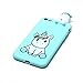 DAMONDY iPhone 8 Case,iPhone 7 Case, Cute 3D Cartoon Animals Pattern Soft Gel Silicone Slim Design Rubber Thin Protective Cover Phone Case for iPhone 7 (2016), iPhone 8 (2017)-Cute Unicorn