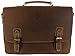 Leather Messenger Bag for Men, Laptop Shoulder Bag Straps Included, Quality Briefcases for Men Holds 17 inch Laptop, Both Leather Money Clip/Wallet and Leather Computer Bag Have RFID Protection