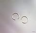 101) No Piercing TWO Cartilage Hoop Ear Cuffs, Sterling Silver, 14k gold filled, 14k Rose Gold Filled