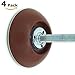 Vmaisi 4 Pack Brown Baby Gates Wall Cups Guard