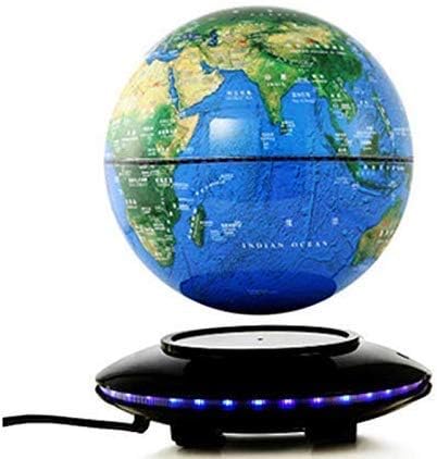 磁気浮上グローブ 8インチ反重力回転世界地図球ライトタッチスイッチ 子供の