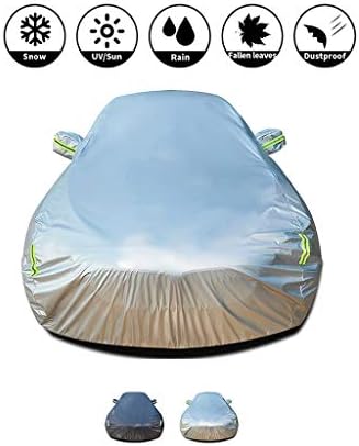 Guoguocy Compatible with Car Cover Jeep Grand Cherokee SRT,Heavy Cotton Lining, Suitable for Indoor and Outdoor Breathable Waterproof (Color : B)