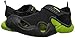 crocs Men's Swiftwater M Fisherman Sandal, Black/Volt Green, 11 M US