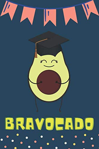 Bravocado Notebook: Cute Funny Avocado Pun Journal 120 pages 6x9