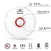Smoke and Fire Detector, 4 Pack Photoelectric Battery Operated Smoke Alarm Easy to Install with Light and Sound Warning, 9V Battery Included, UL Certification,Fire Safety for Home Hotel School
