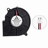 GDSTIME 12v Blower Fan 75mm x 30mm Dual Ball Bearing DC Brushless Turbo Blower Cooling Fan