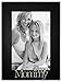 Malden International Designs Mommy and Me Expressions Picture Frame, 4x6, Black