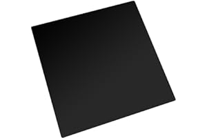 BUSY-CORNER Silicone Rubber Sheet, Heat Resistant, Heavy Duty, Smooth Finish, 12 x 12 Inch, 1/8 Inch Thickness for DIY Gaskets, Seals, Flooring, Bumpers, Protection (Black)