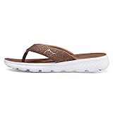 LUNGJI Women’s Flip Flop Beach Slippers with Arch Support Men's Non Slip Thong Sandals for Shower