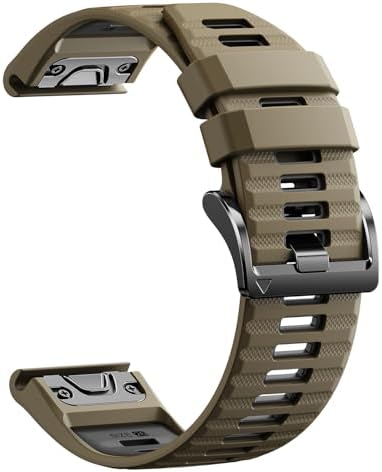 Amazon.com: Garmin QuickFit, 26mm Graphite/Spark Orange Silicone