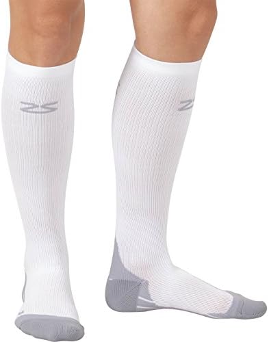 Fresh Legs Compression Socks - Graduated Compression Stockings -  Great for Everyday Wear, White, Small