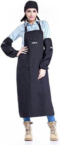 Weldflame 4Pcs Cotton Welding Apron Sleeves Do-rag